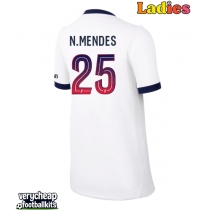 Paris Saint-Germain Nuno Mendes #25 Replica Away Shirt Ladies 2026-27 Short Sleeve